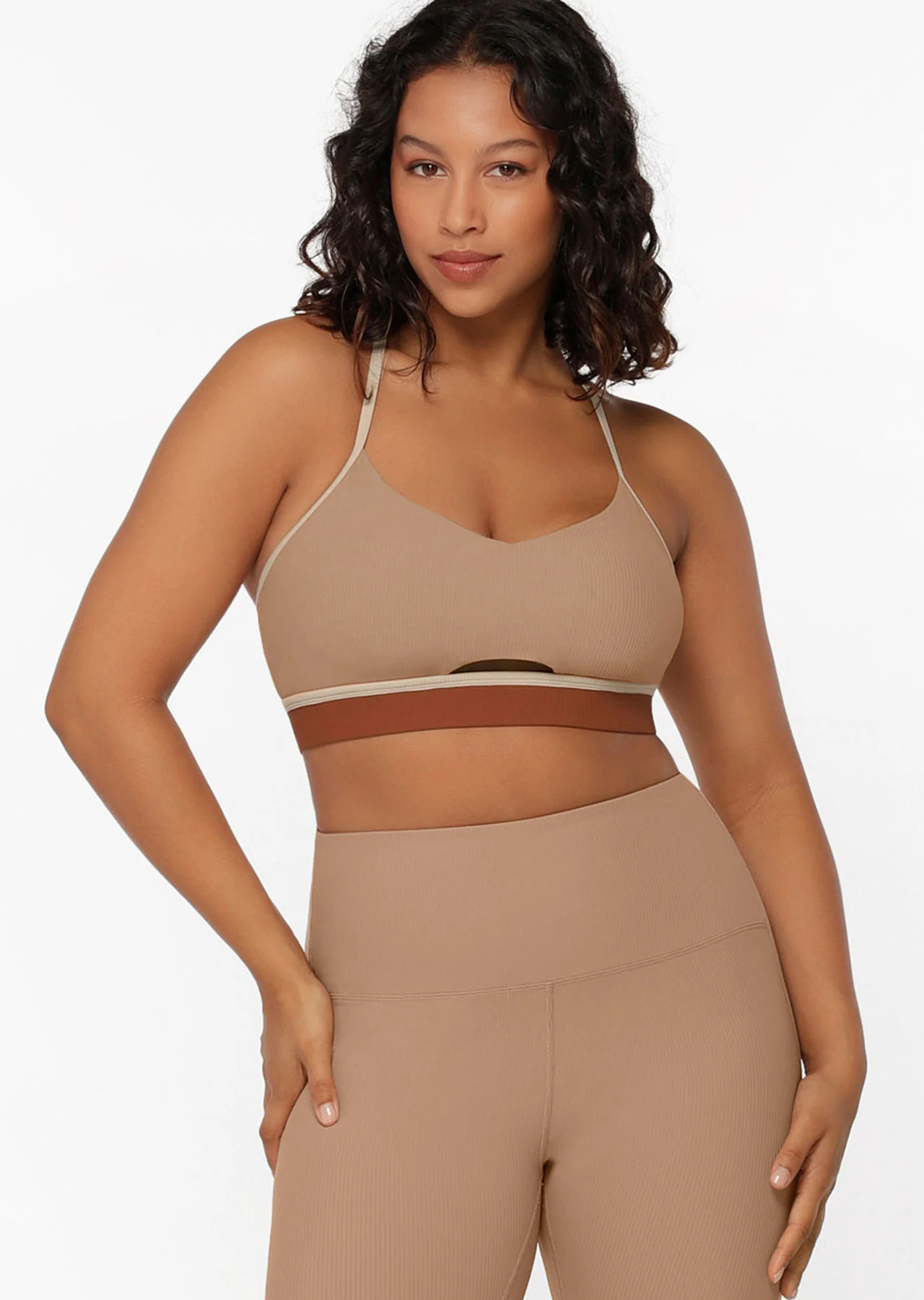 Grounded Rib Sports Bra