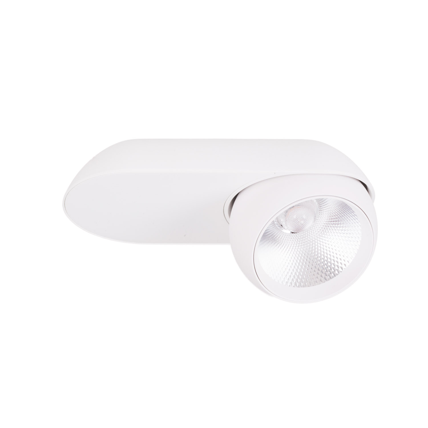 Reflektor sufitowy ZEUS owalny biały LED 10W 3000 K 550lm IP20 Maxlight