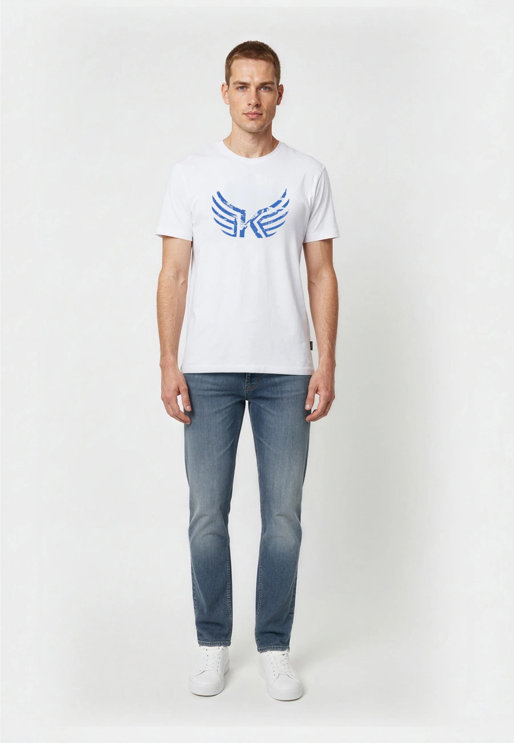 T-shirt manches courtes regular blanc coton JACK