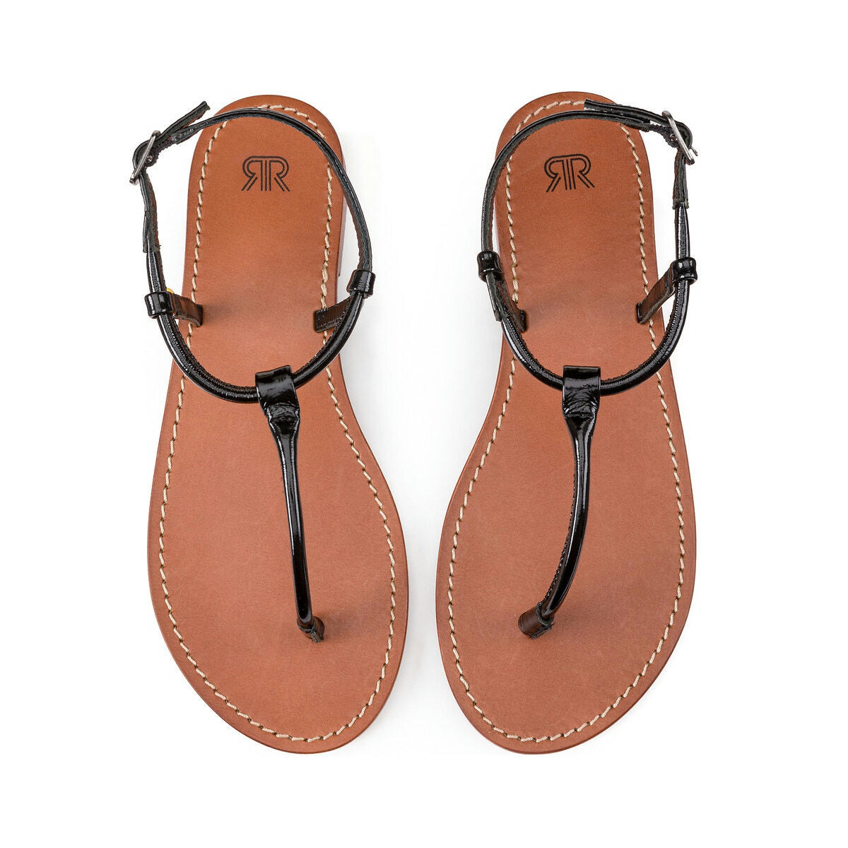 Sandales entre-doigt cuir
