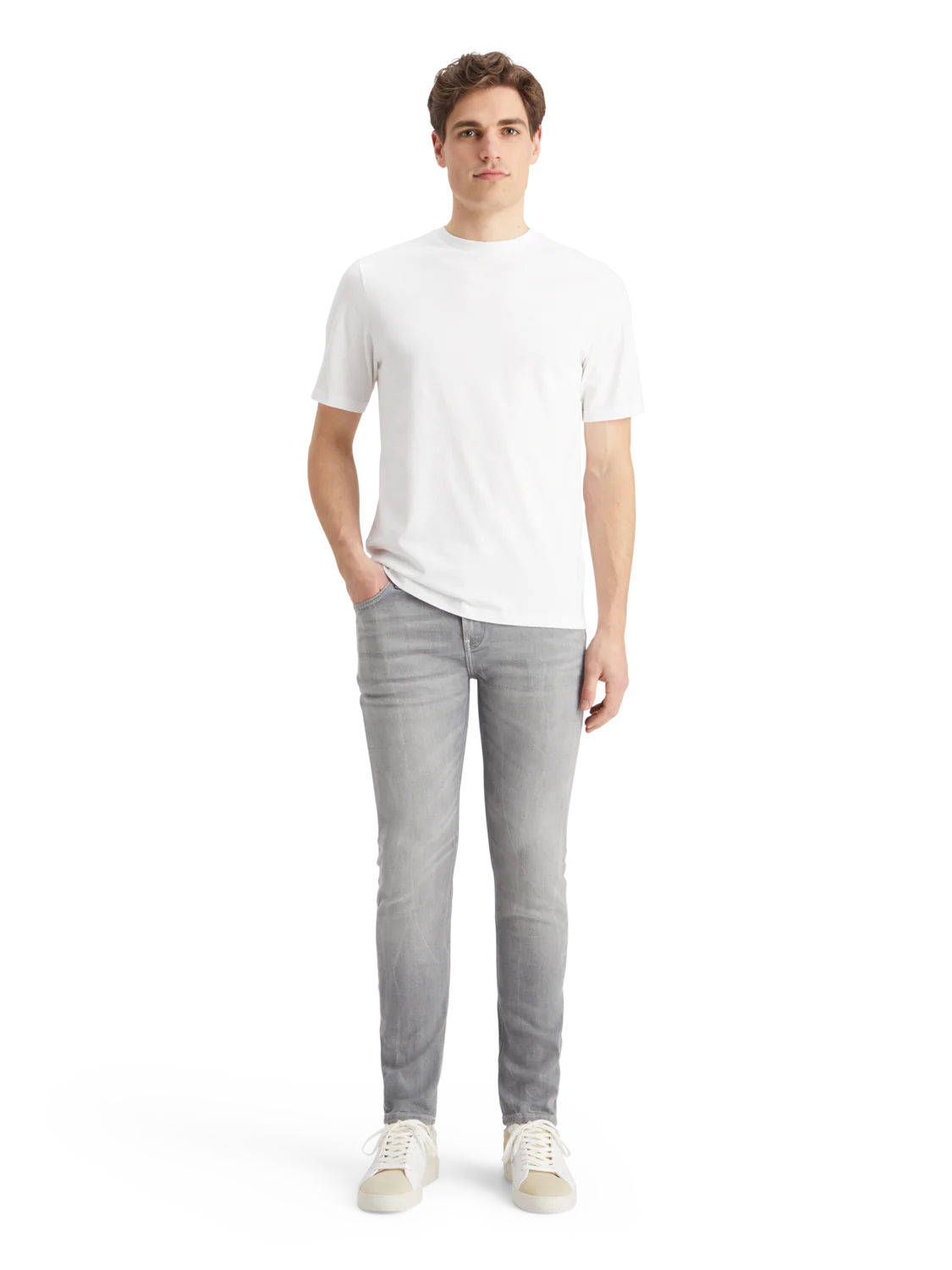 Essentials — Skim Skinny Jeans | Grey Sands