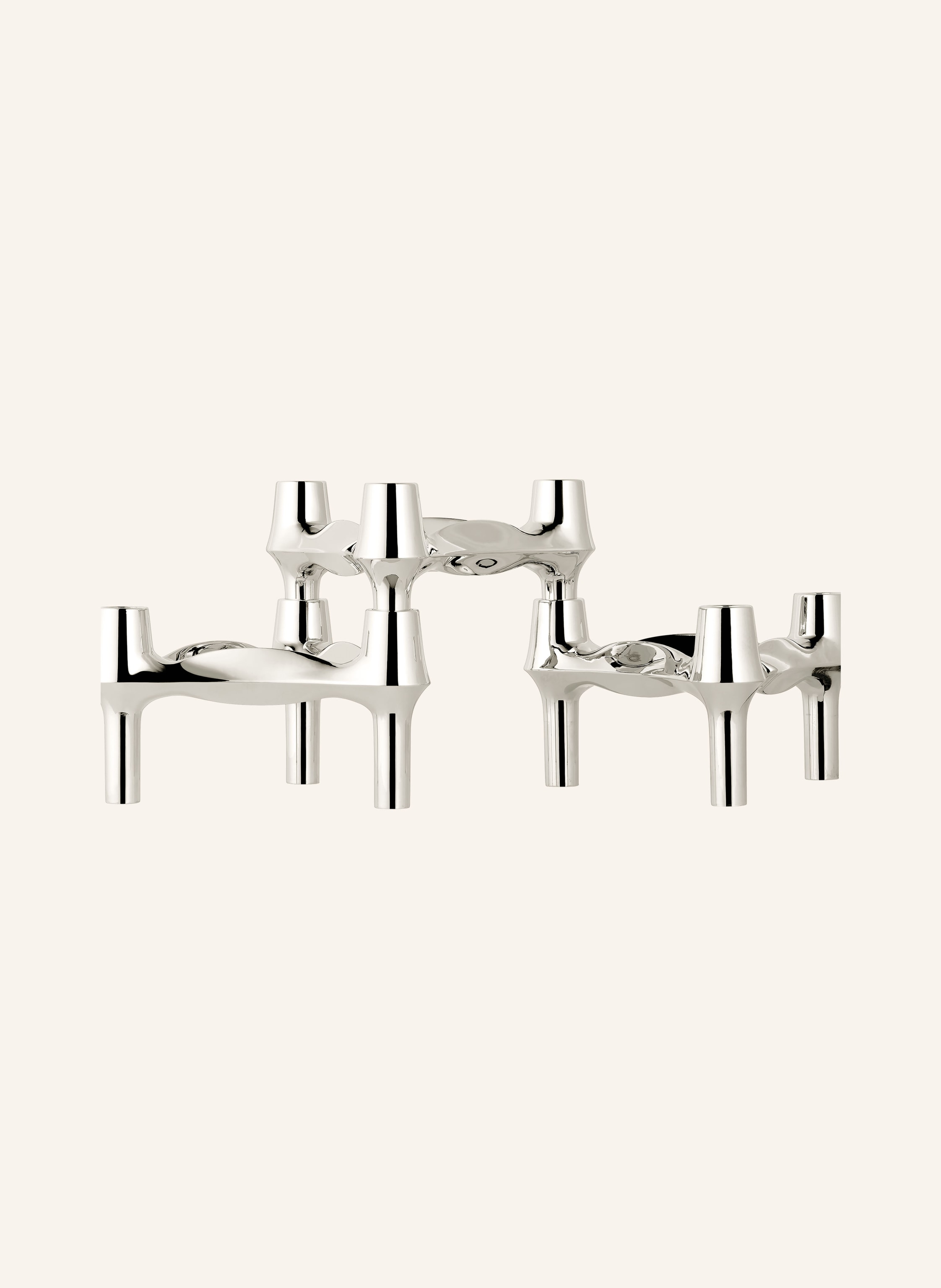 STOFF NAGEL 3er-Set Kerzenhalter