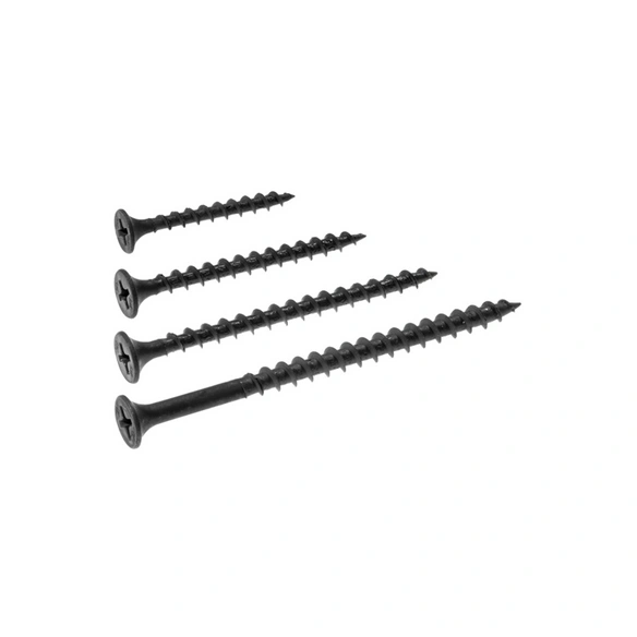Rigipsschrauben, ØxL: 3,8 x 45 mm, phosphatierter Stahl, 100 Stück