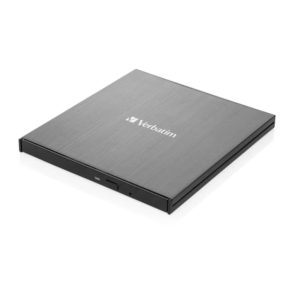 Verbatim Slimline Blu-Ray USB 3.1 Gen 1 USB-C UHD 4K External DVD Reader