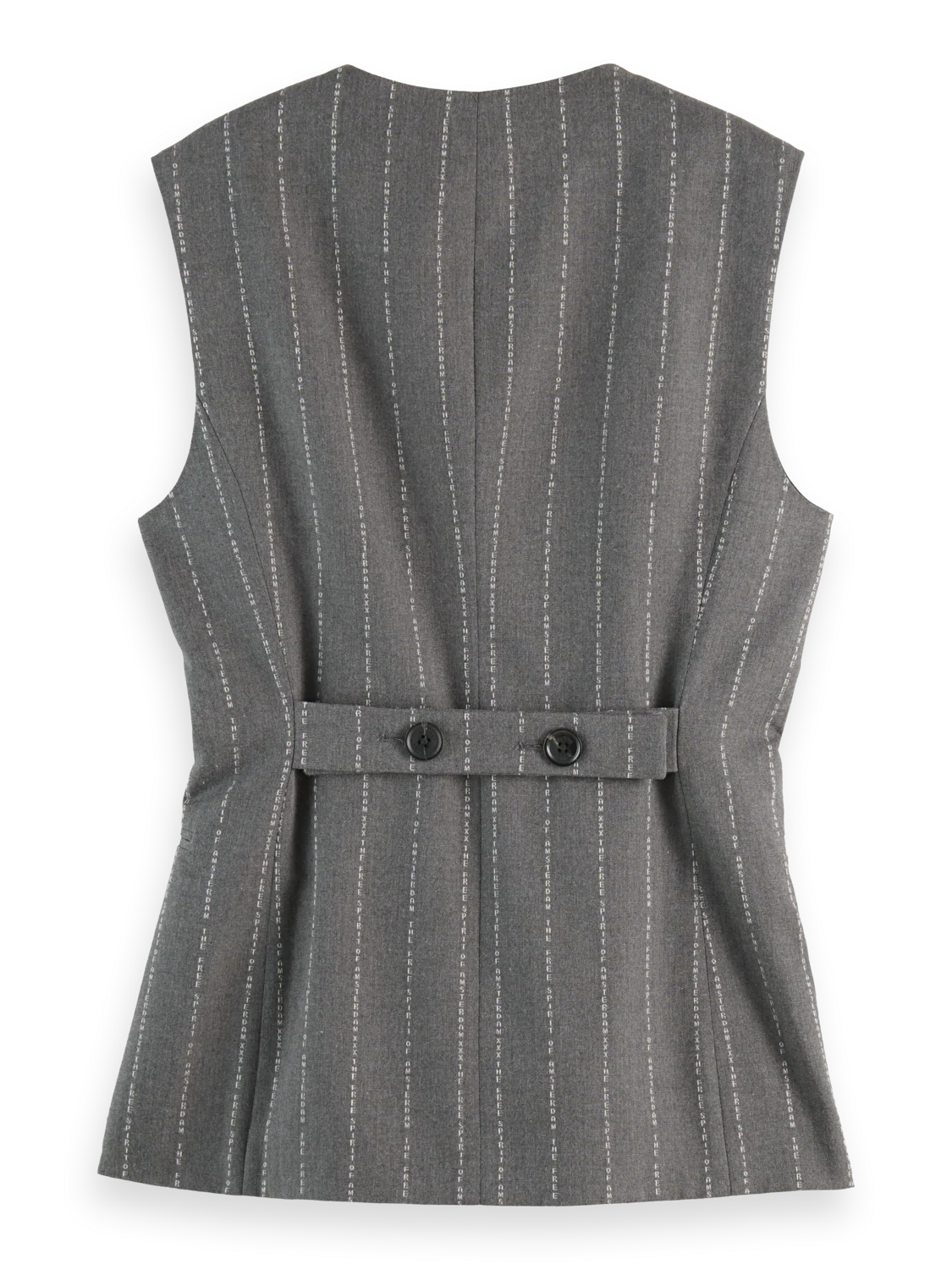 Waistcoat back detail