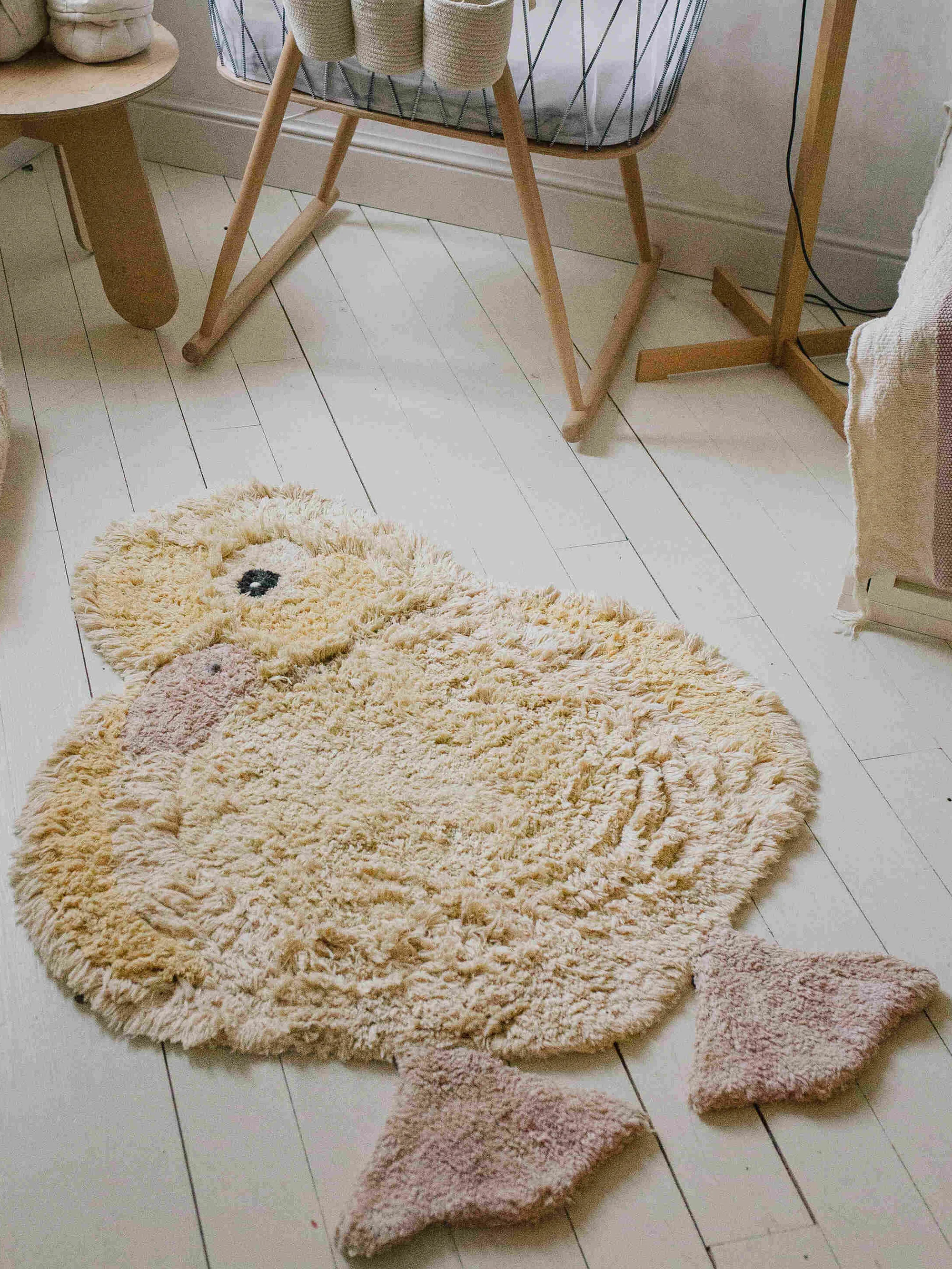 Waschbarer Kinderteppich Ducky