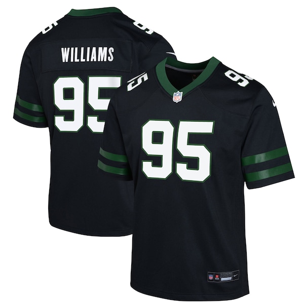 Quinnen Williams New York Jets Nike Youth Alternate Game Jersey - Legacy Black/Green