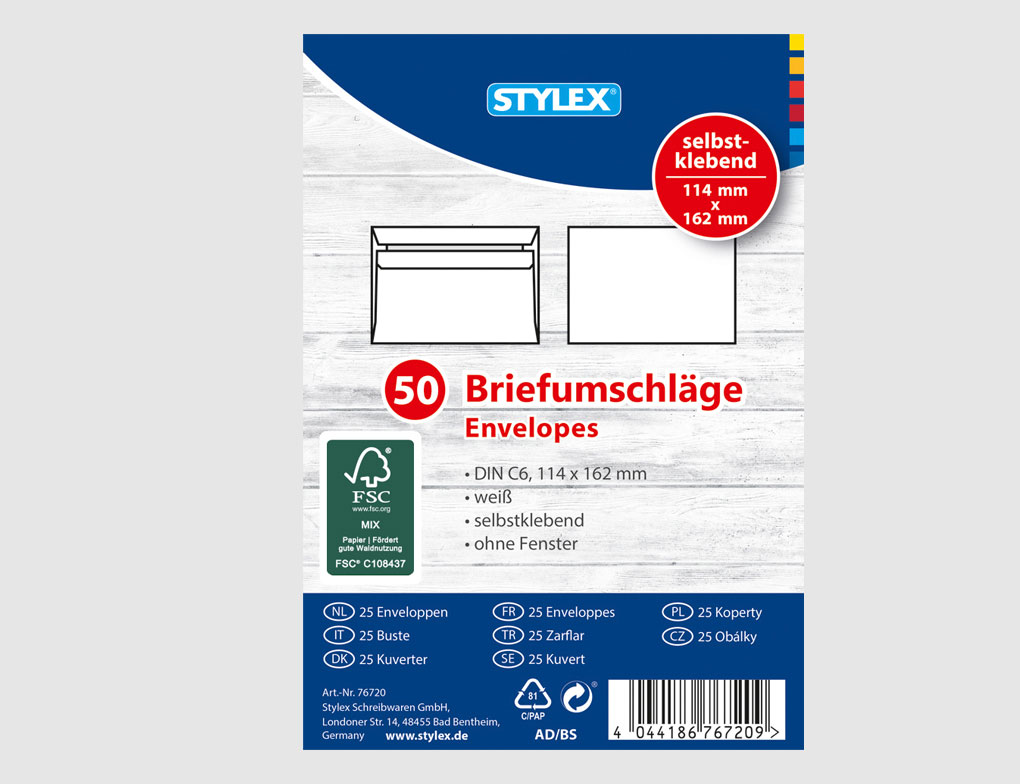 Briefumschläge C6