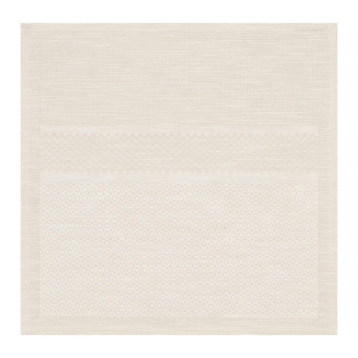SLOW LIFE - Serviette en coton sable 47 x 47
