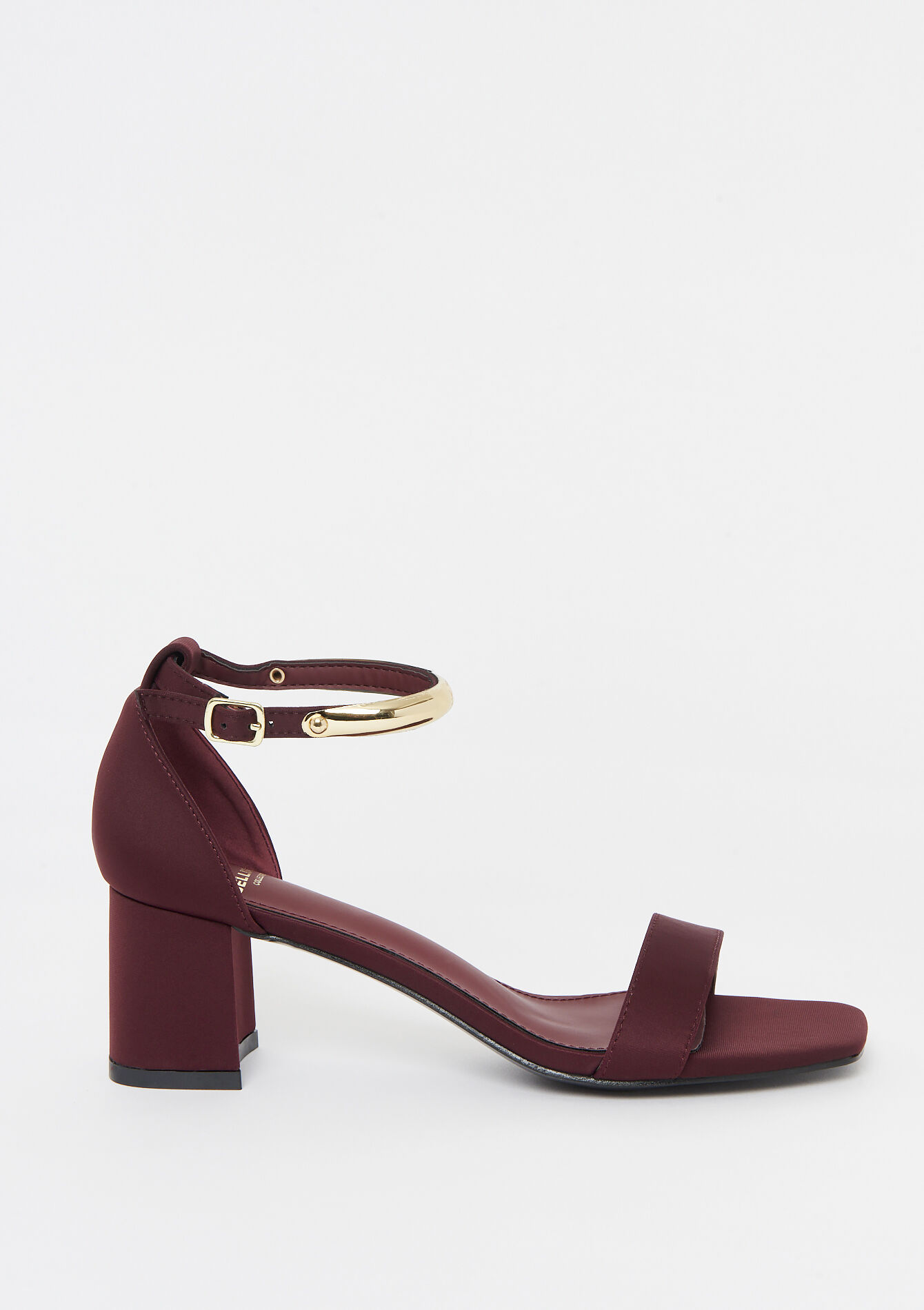 Sandalen met gouden bandje