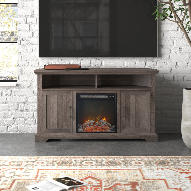 Yolanda TV Stand for TVs up to 60 Electric with Fireplace Included