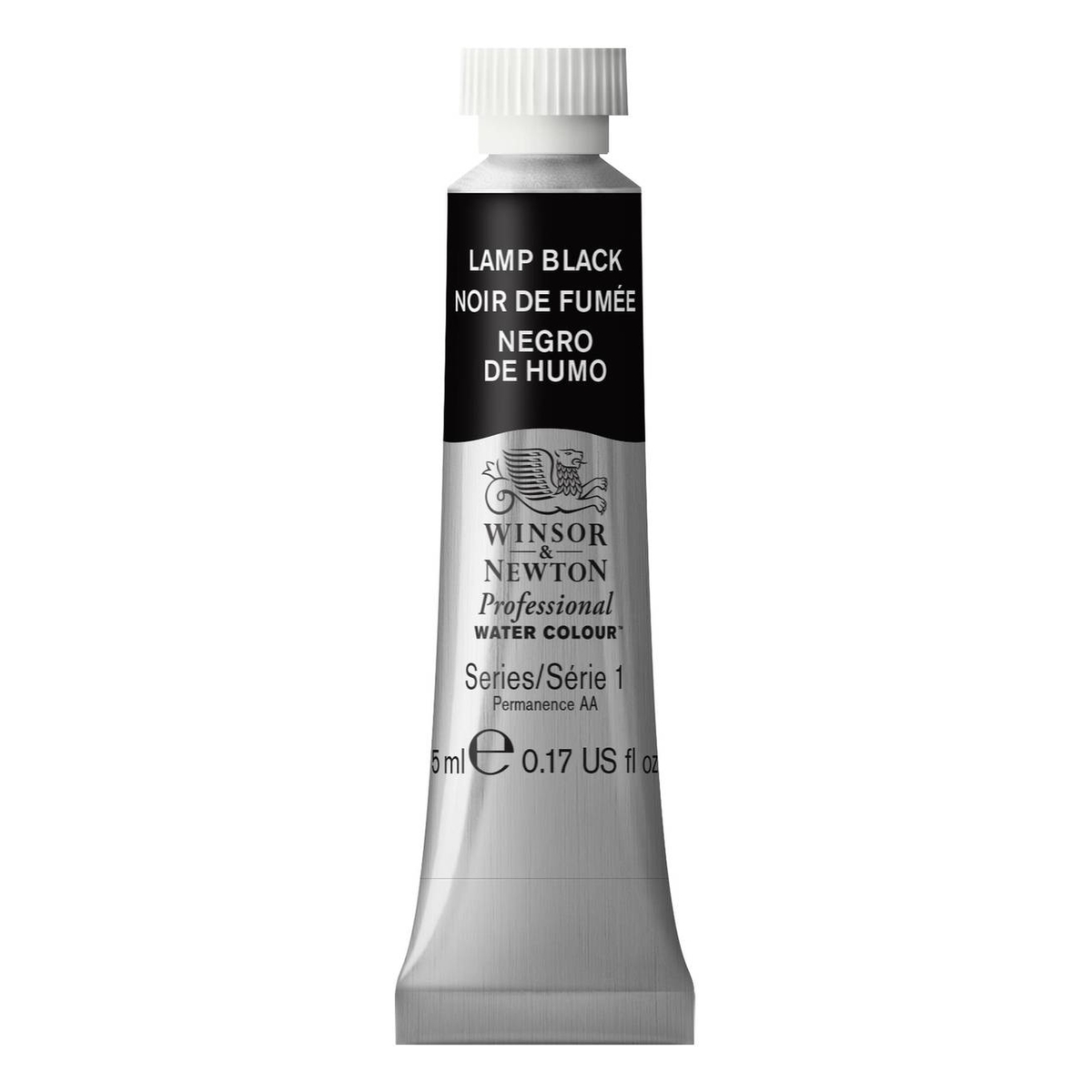 Winsor & Newton Lamp Black Professional Watercolour Tube 5ml