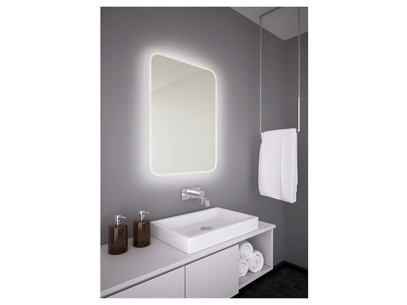 Lustro ścienne łazienkowe Senso LED 50x70 cm