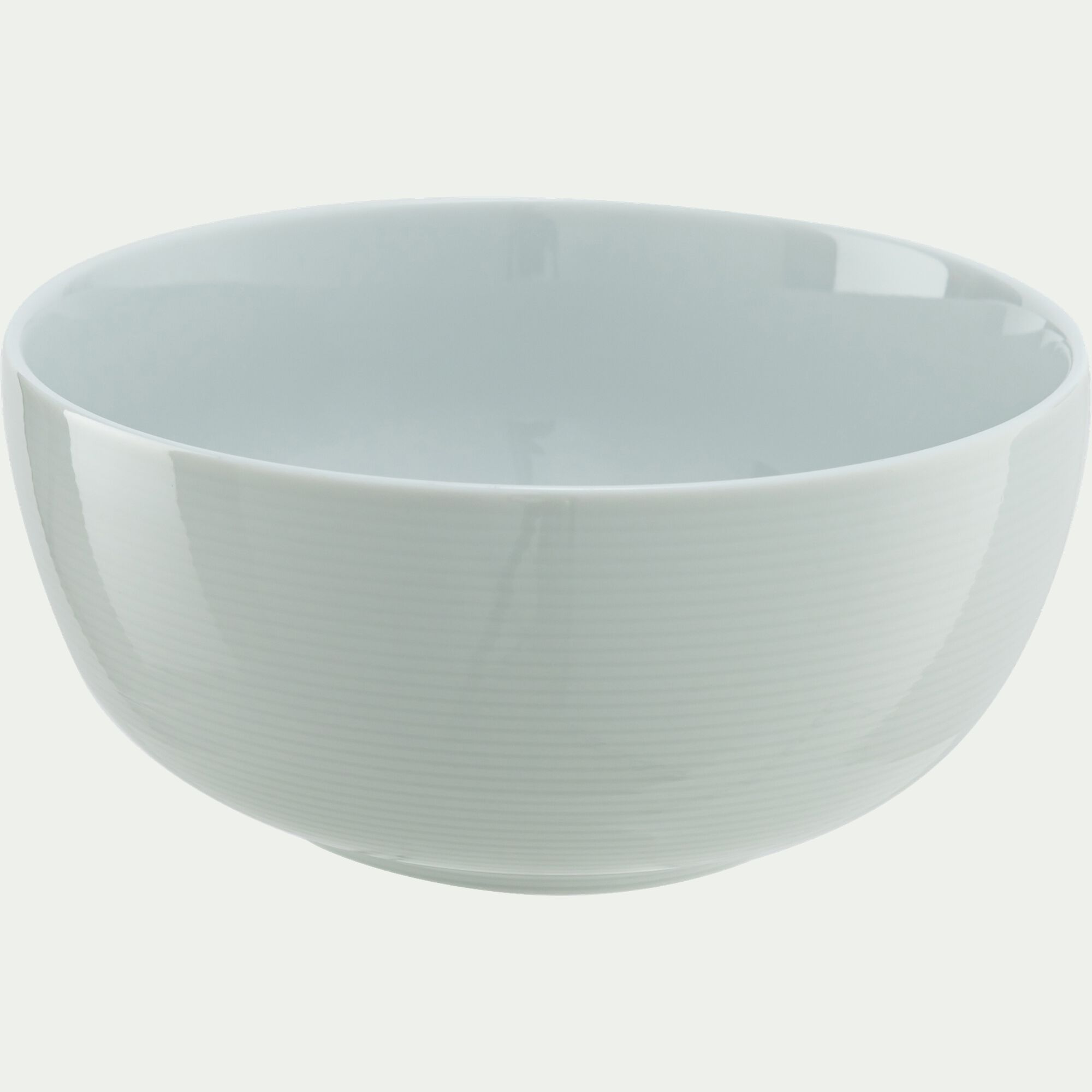 ELIO - Bol spirale en porcelaine D16cm - blanc