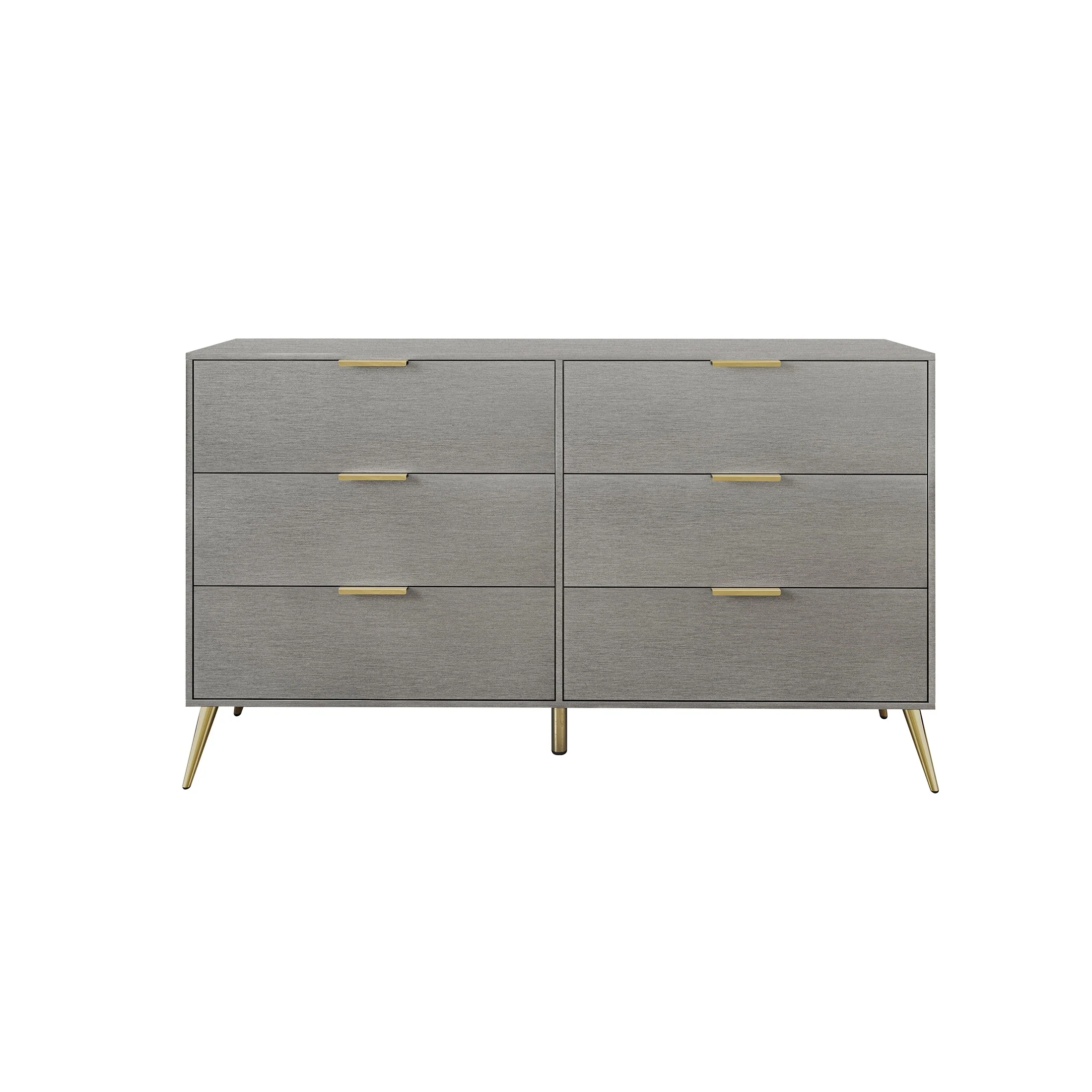 CraftPorch Contemporary 6-Drawers Wooden Dresser