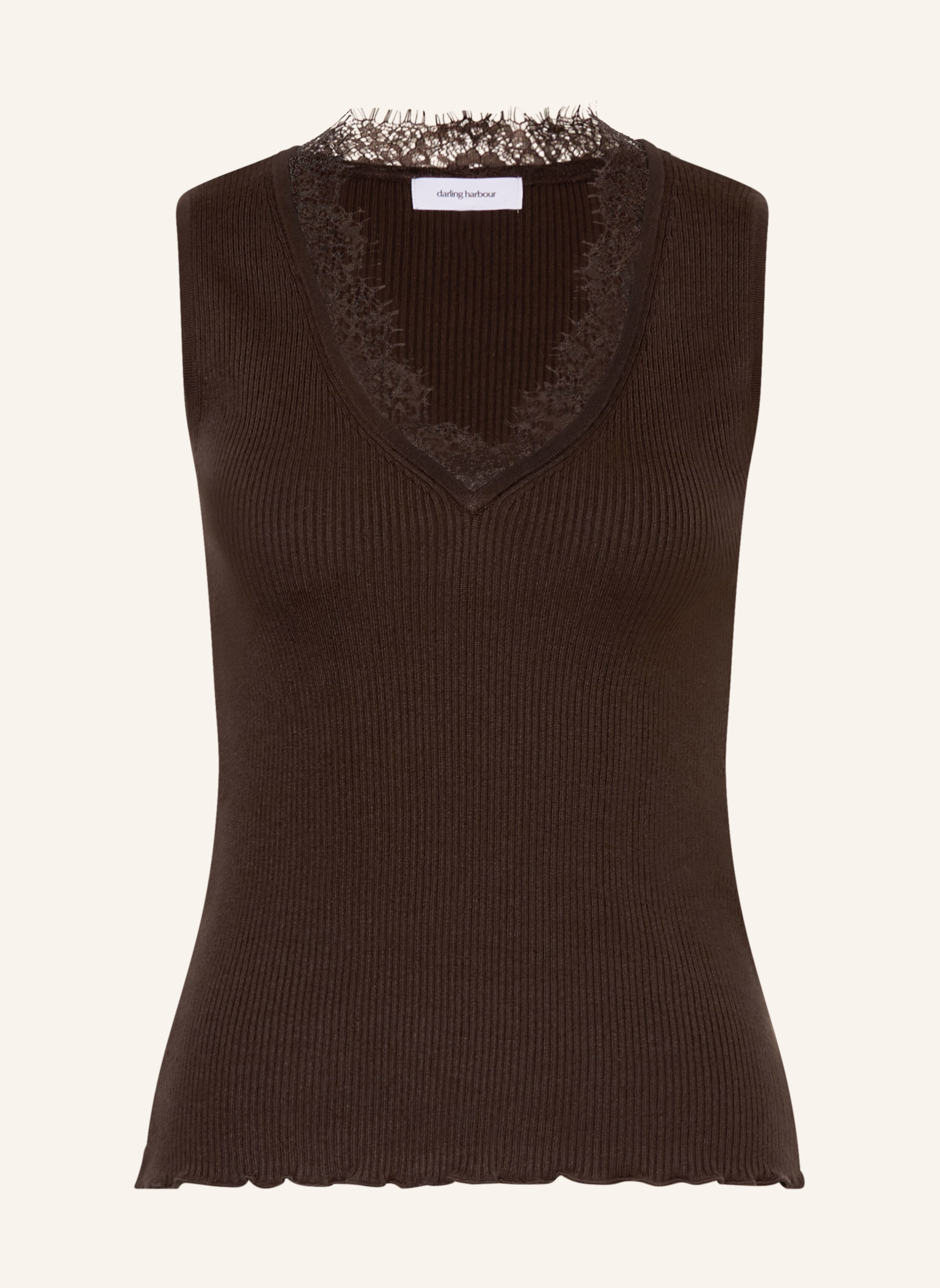 darling harbour Stricktop mit Spitze