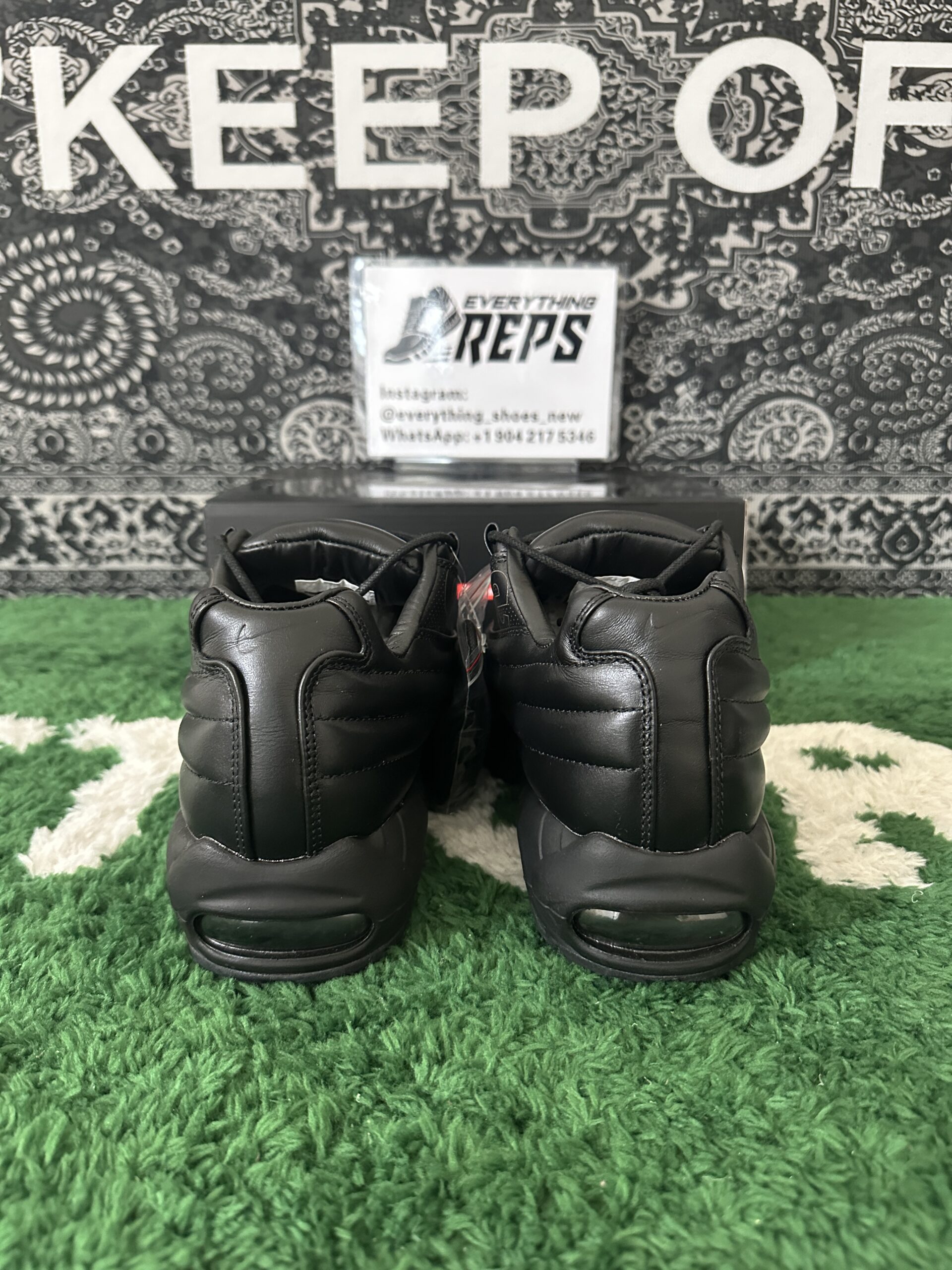 Nike Air Max 95 Lux Supreme Triple Black