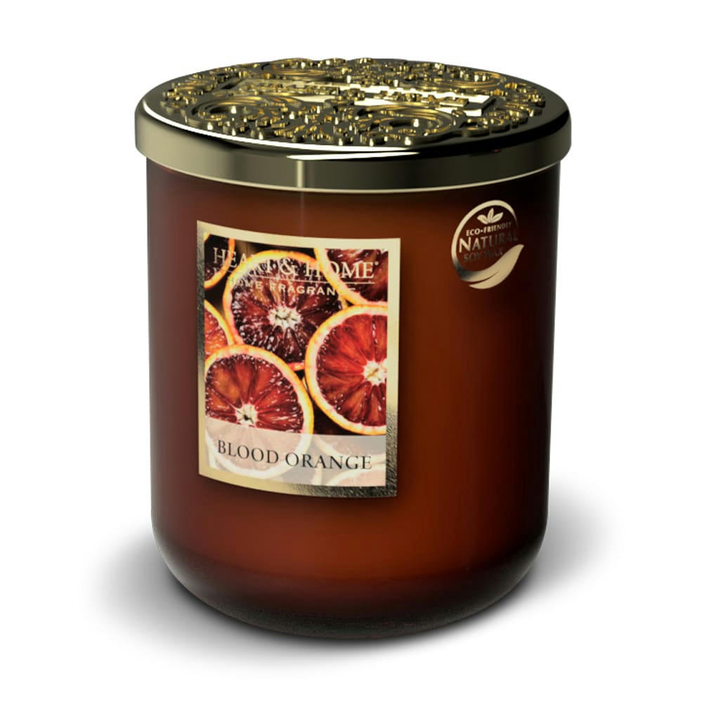 ORANGE SANGUINE - Bougie à la cire de soja orange sanguine 70h