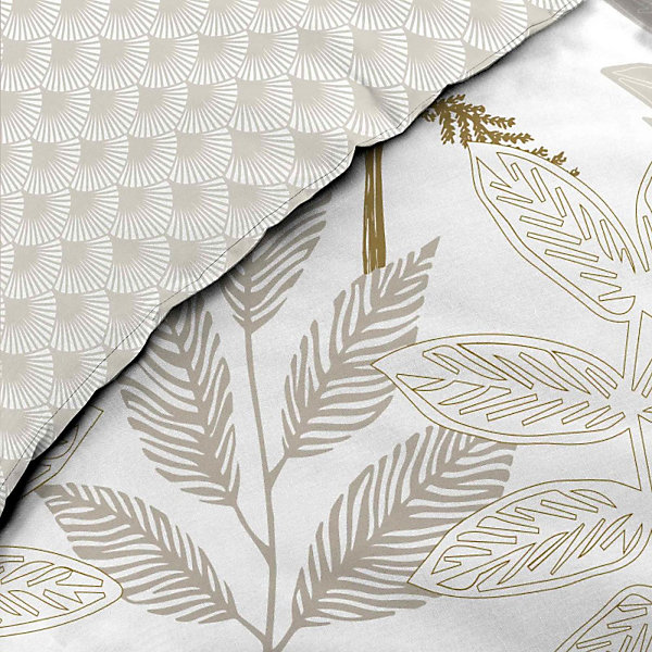 Housse de couette 240x220   2 taies RAONI 100% coton 57fils