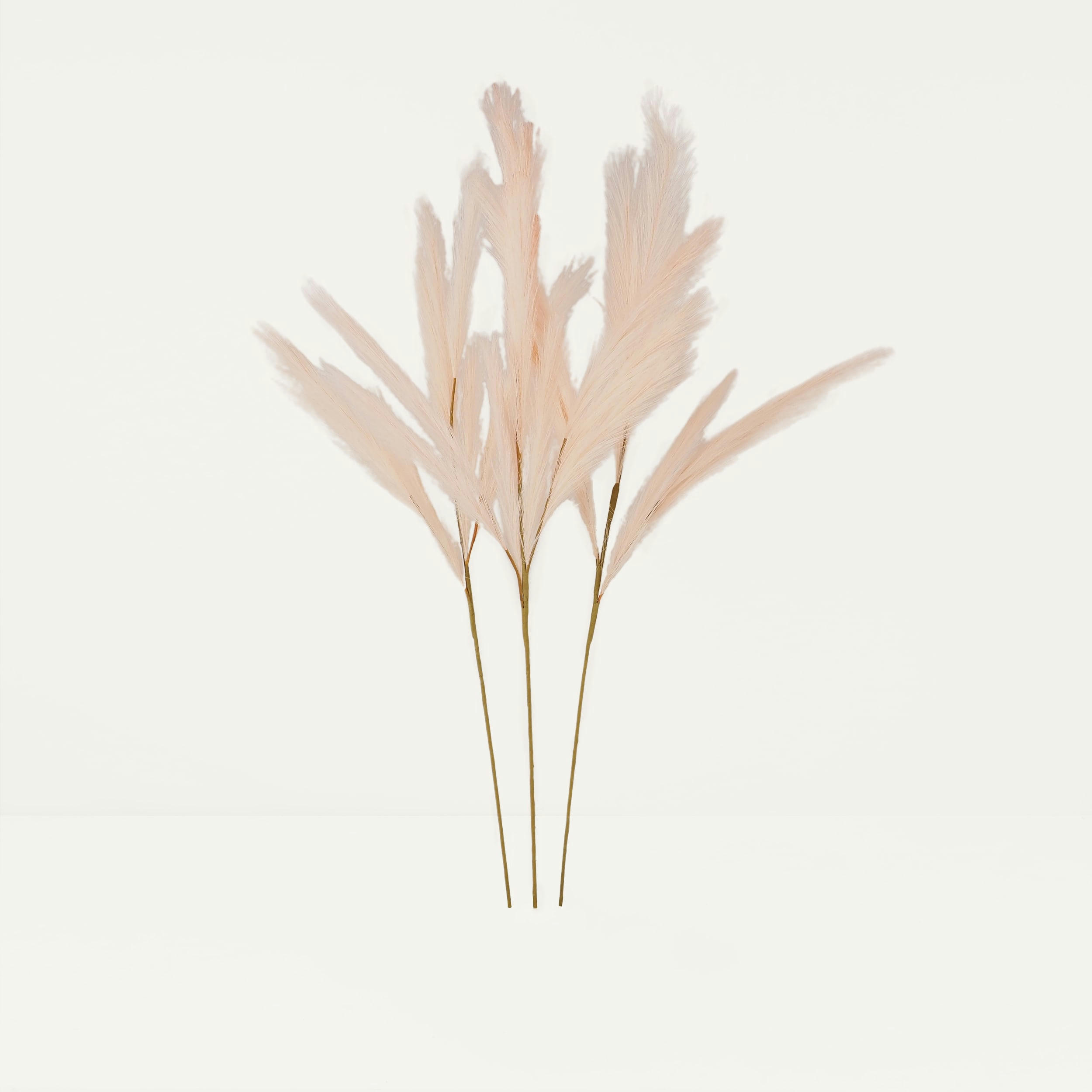 - Plumeau artificiel rose 110cm lot de 3