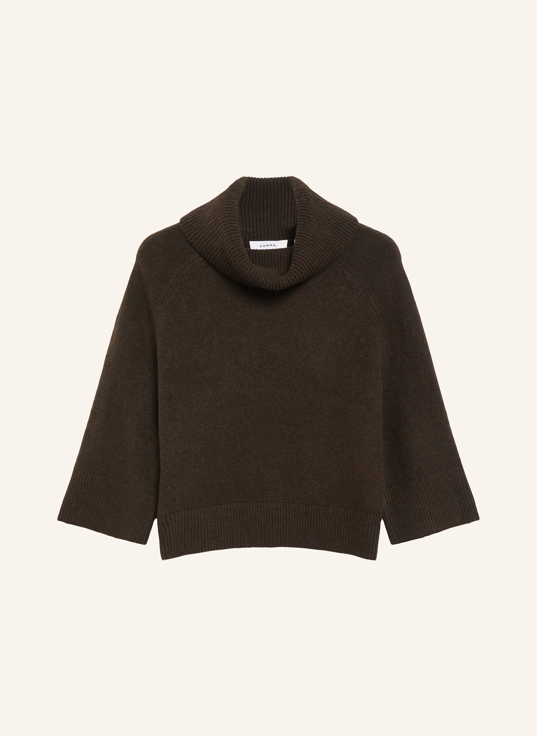 COMMA Rollkragenpullover mit 3/4-Arm