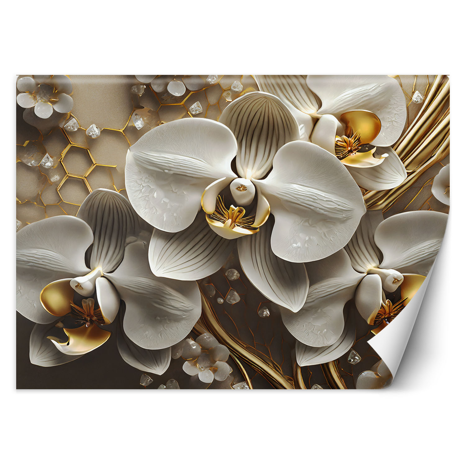 Feeby Fototapeta, Złota Orchidea 150x105