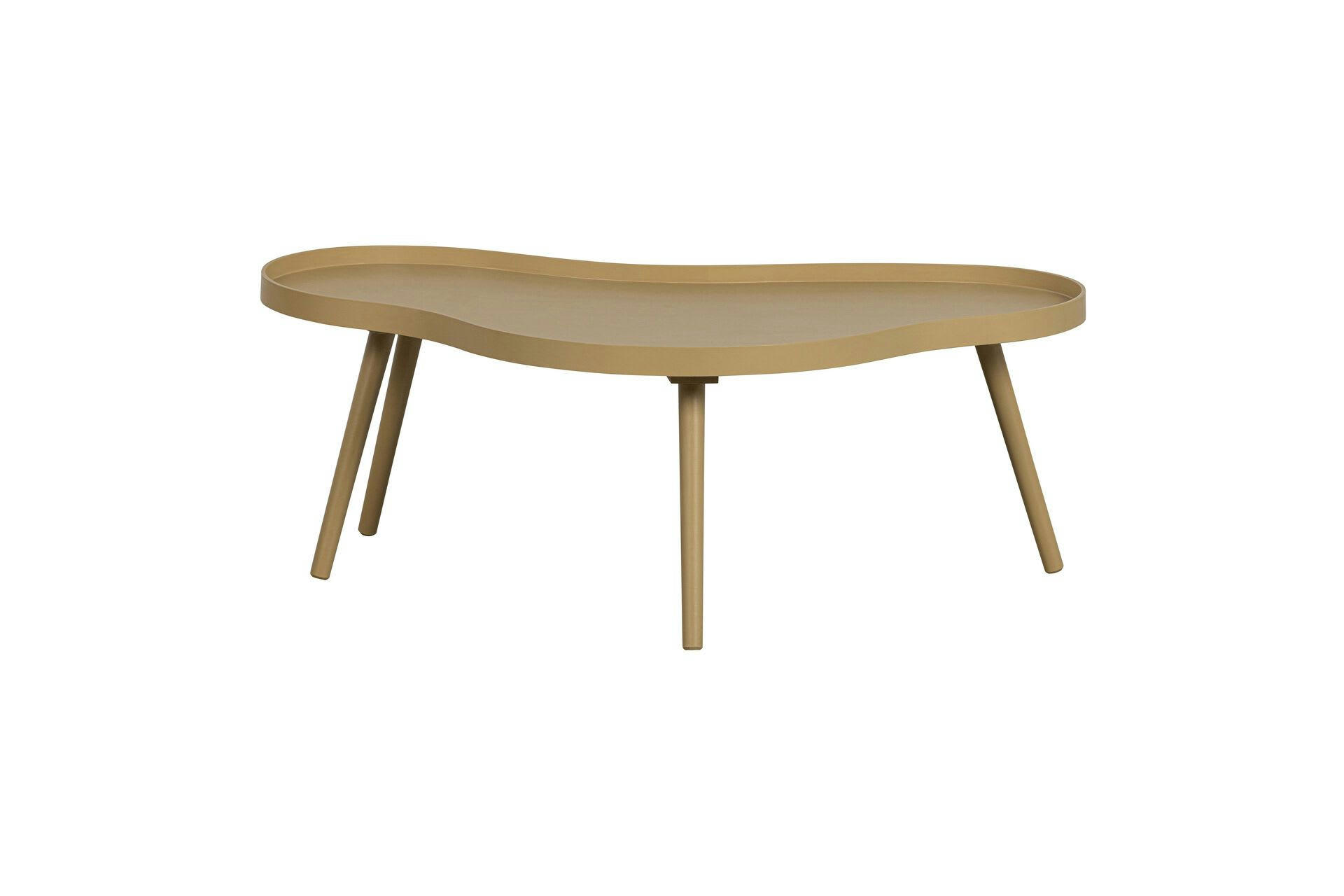 MAE - Table d'appoint en bois organique beige