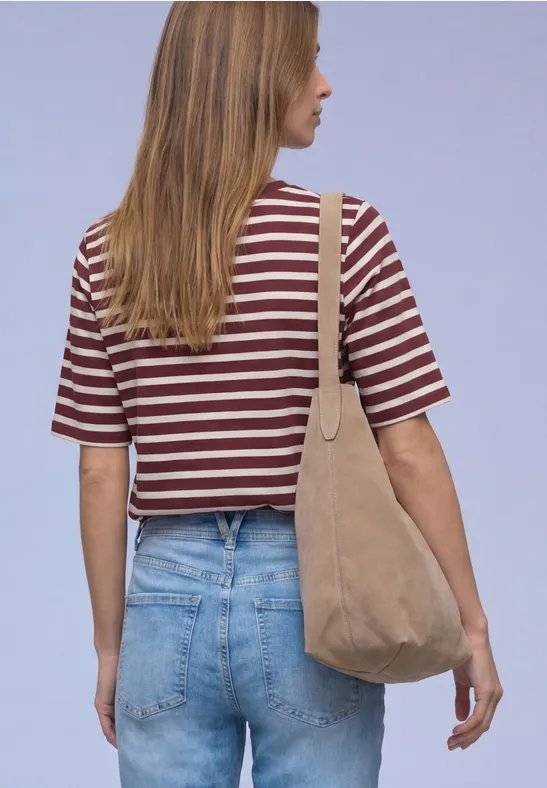 Kurzarm T-Shirt mit Streifenmuster