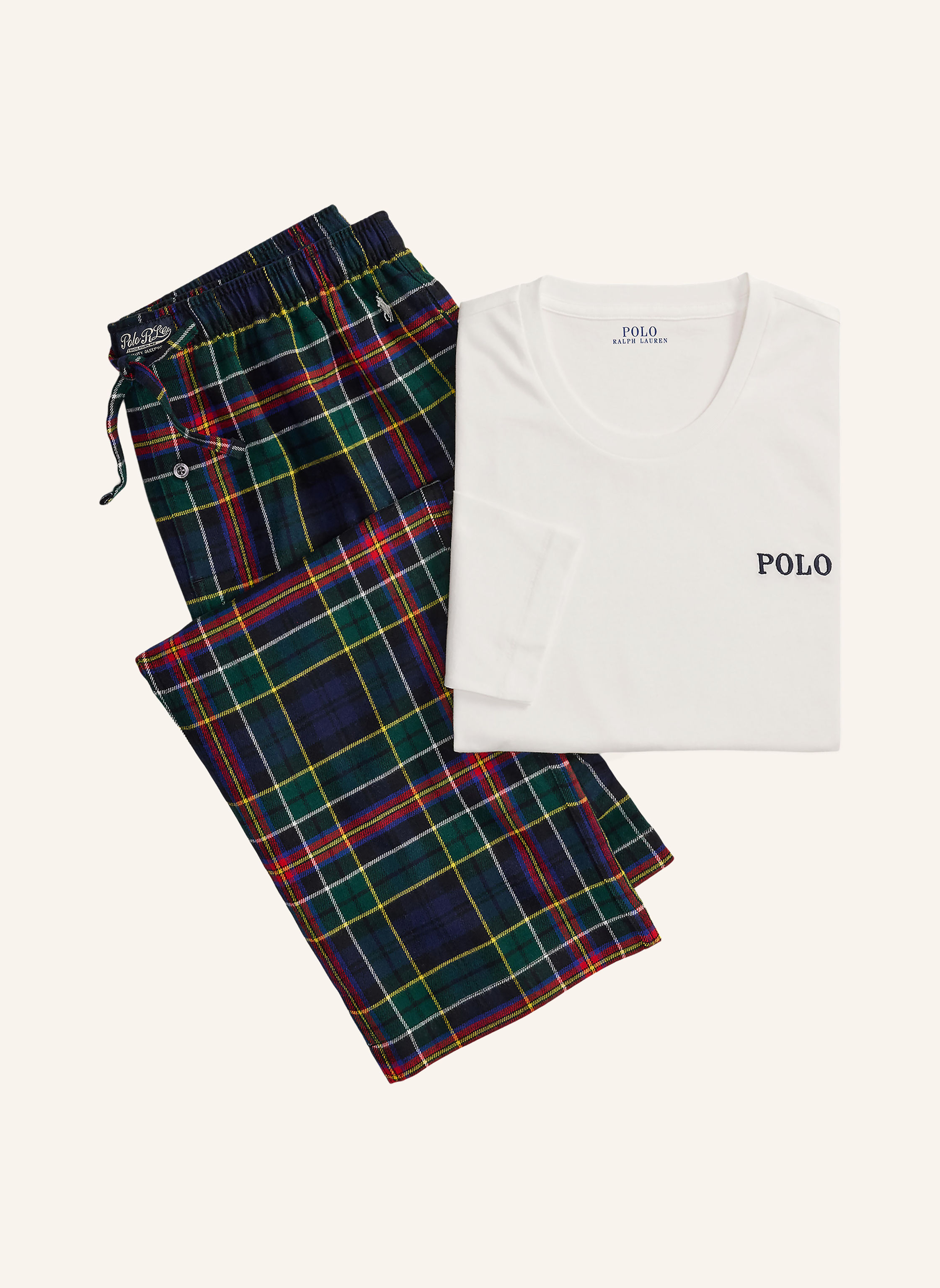 POLO RALPH LAUREN Schlafanzug aus Flanell