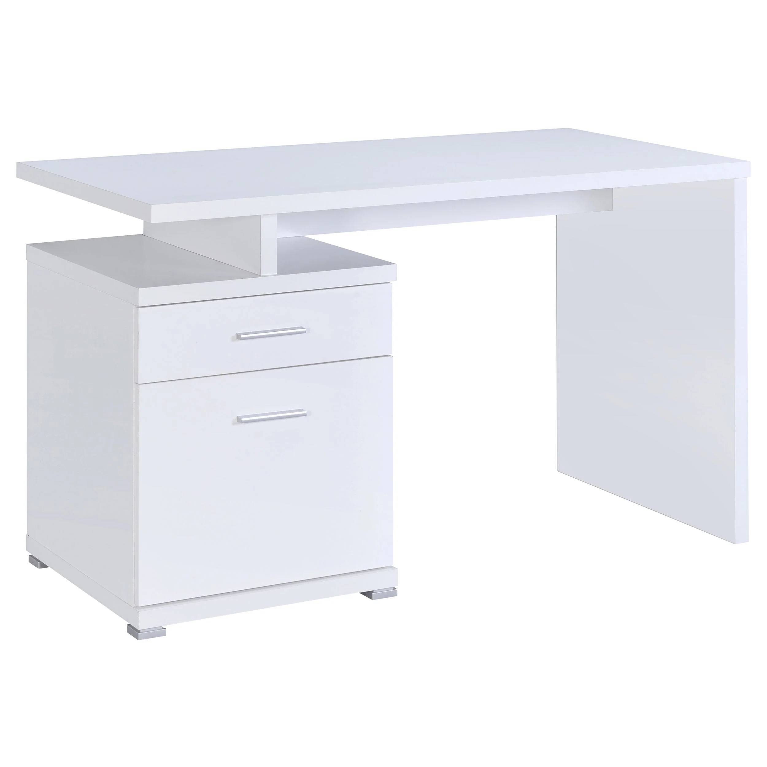 Irving 2-drawer Office Desk with Cabinet