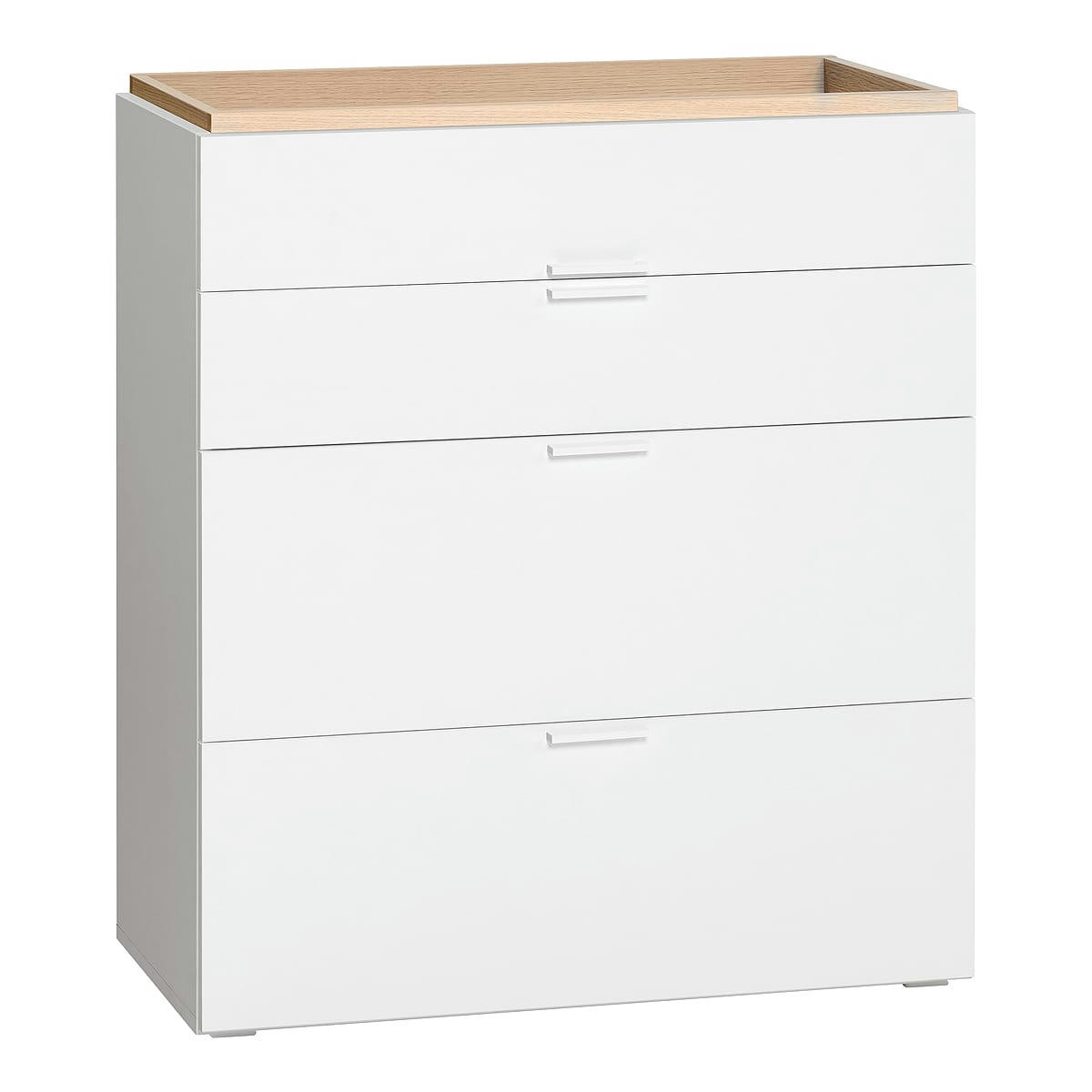 4YOU - Commode à langer blanc