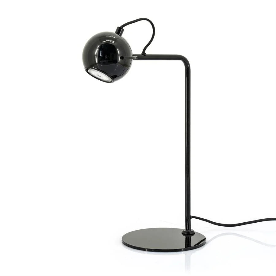 FurniLux Tafel lamp camera - zwart - 29x18x46 cm