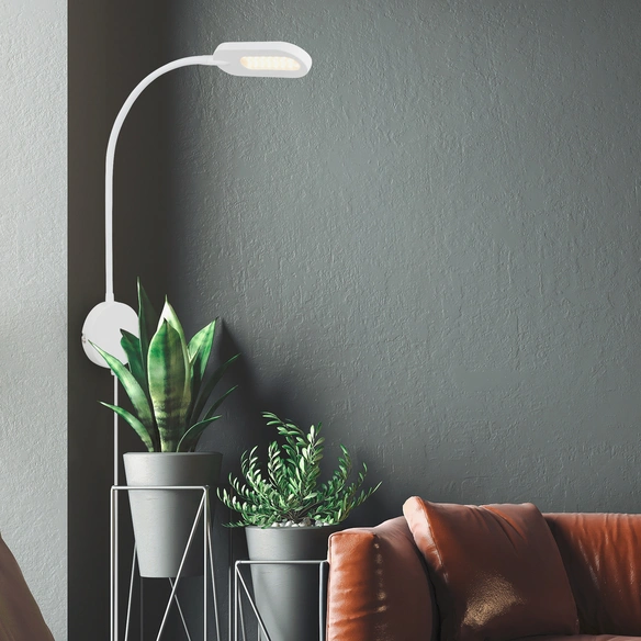 LED-Wand- und Deckenleuchte, 650 lm, 52 x 44,5 x 10 cm, weiß, helles warm-weiß, Touchfunktion