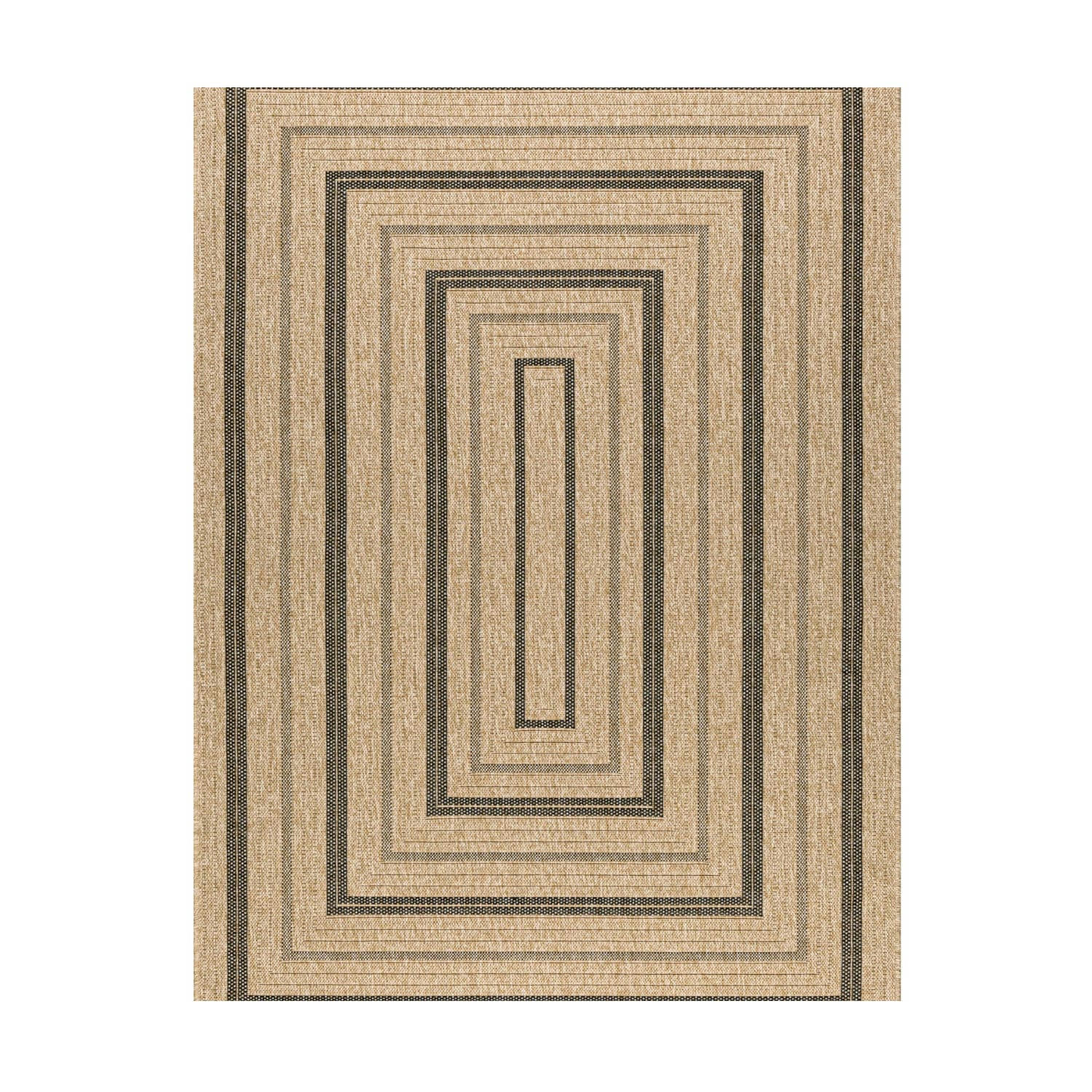 NOUR - Tapis intérieur et extérieur naturel 160x230cm