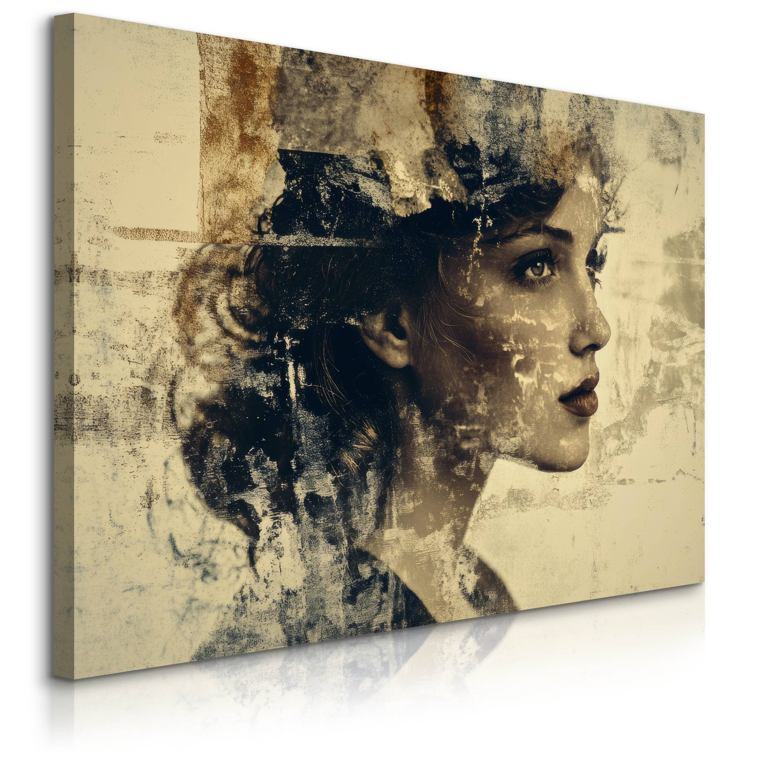 Obraz Portret Kobiety W Stylu Vintage 30x20cm