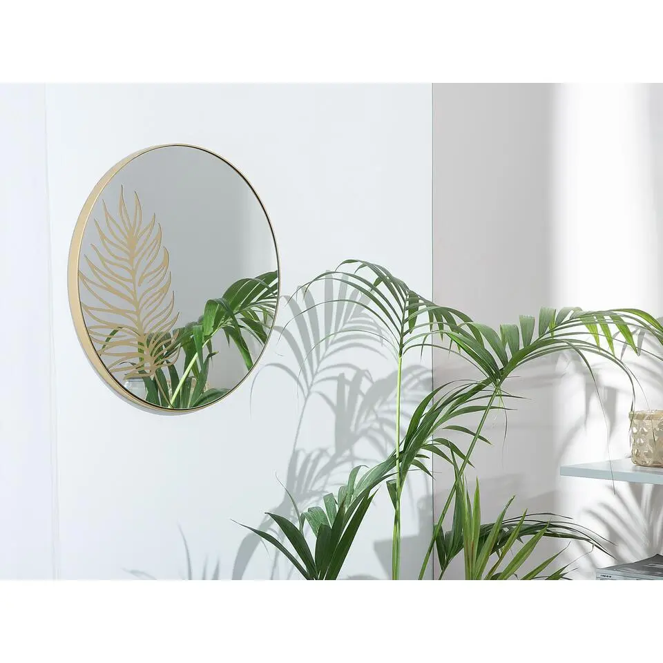 SAUVIE - Wandspiegel - Goud - MDF