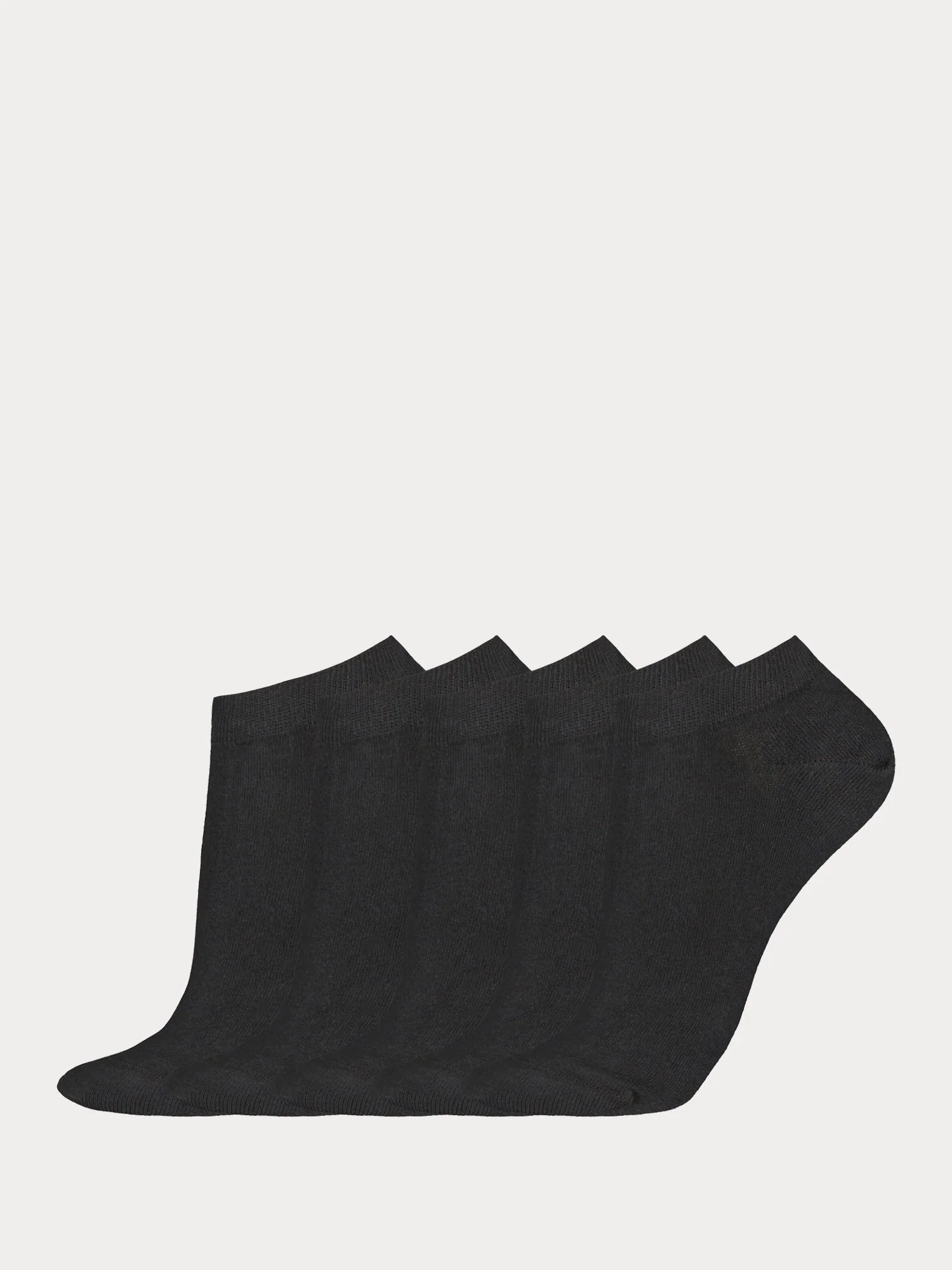 COTTON BASIC SNEAKERS sukat, 5 paria - musta