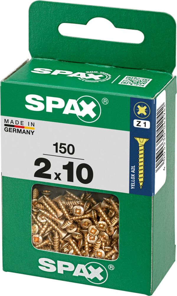 TRESKRUE SPAX TFX 2X10MM 150STK/PK