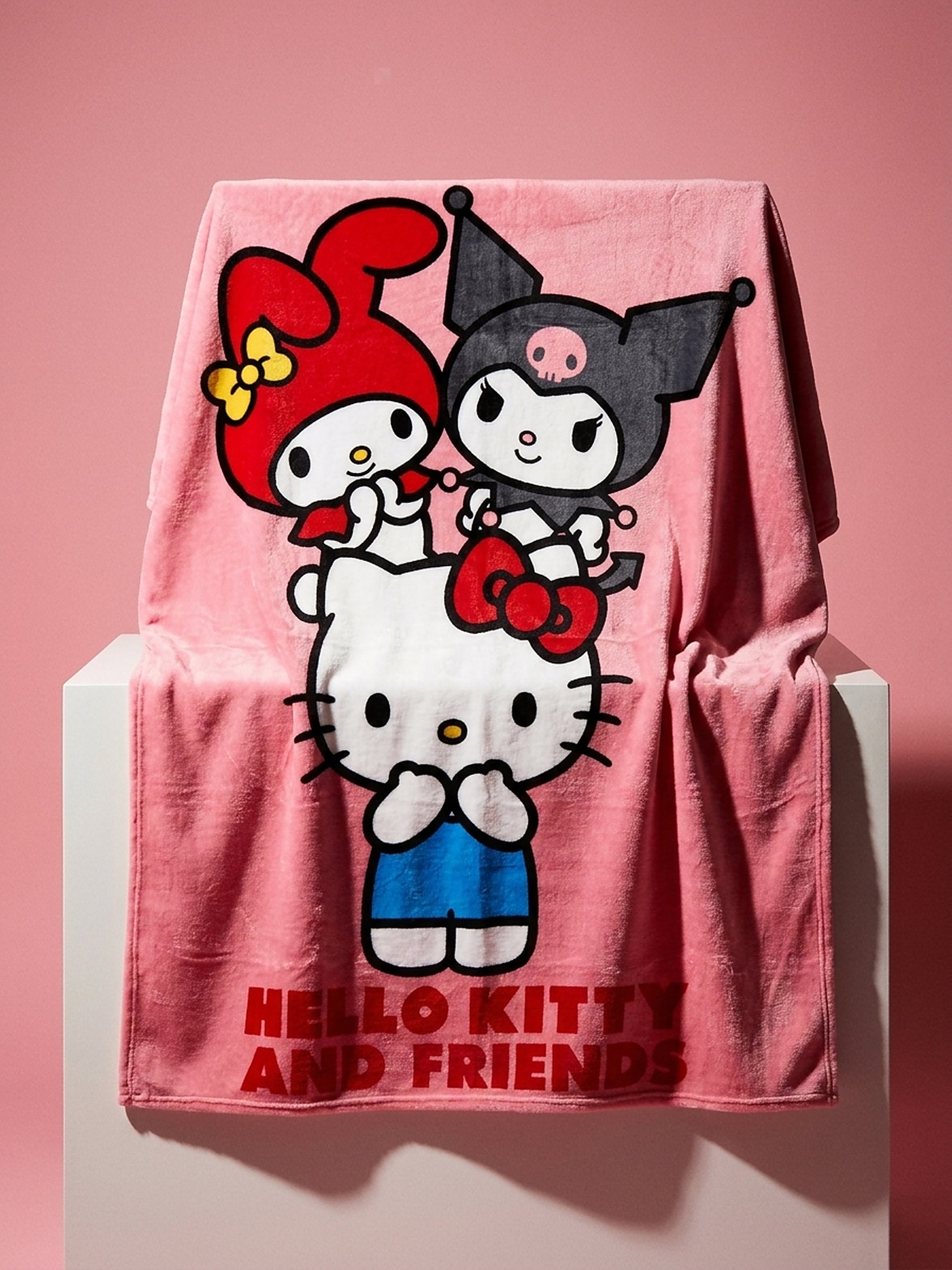 Koc z nadrukiem Hello Kitty