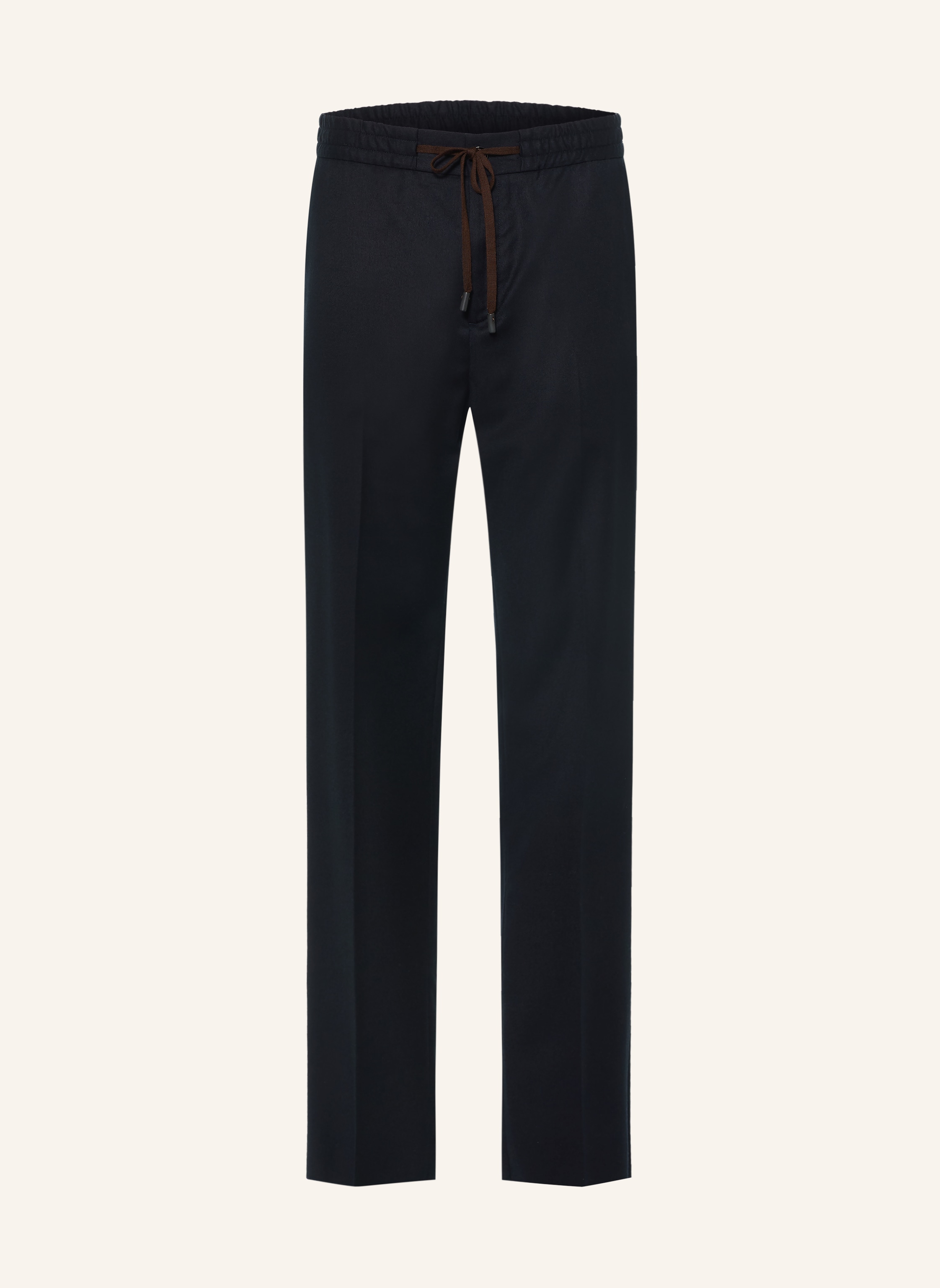 MAURIZIO  BALDASSARI Hose im Jogging-Stil Slim Fit mit Merinowolle