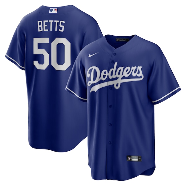Mookie Betts Los Angeles Dodgers Nike Alternate Replica Player Name Jersey - Royal/White