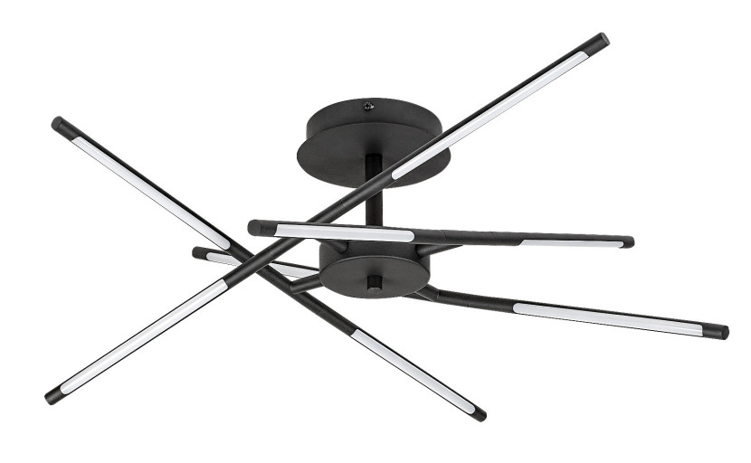 Lampa sufitowa HENLI czarno-biała LED 1x30W Ciepła biel 1300lm Rabalux