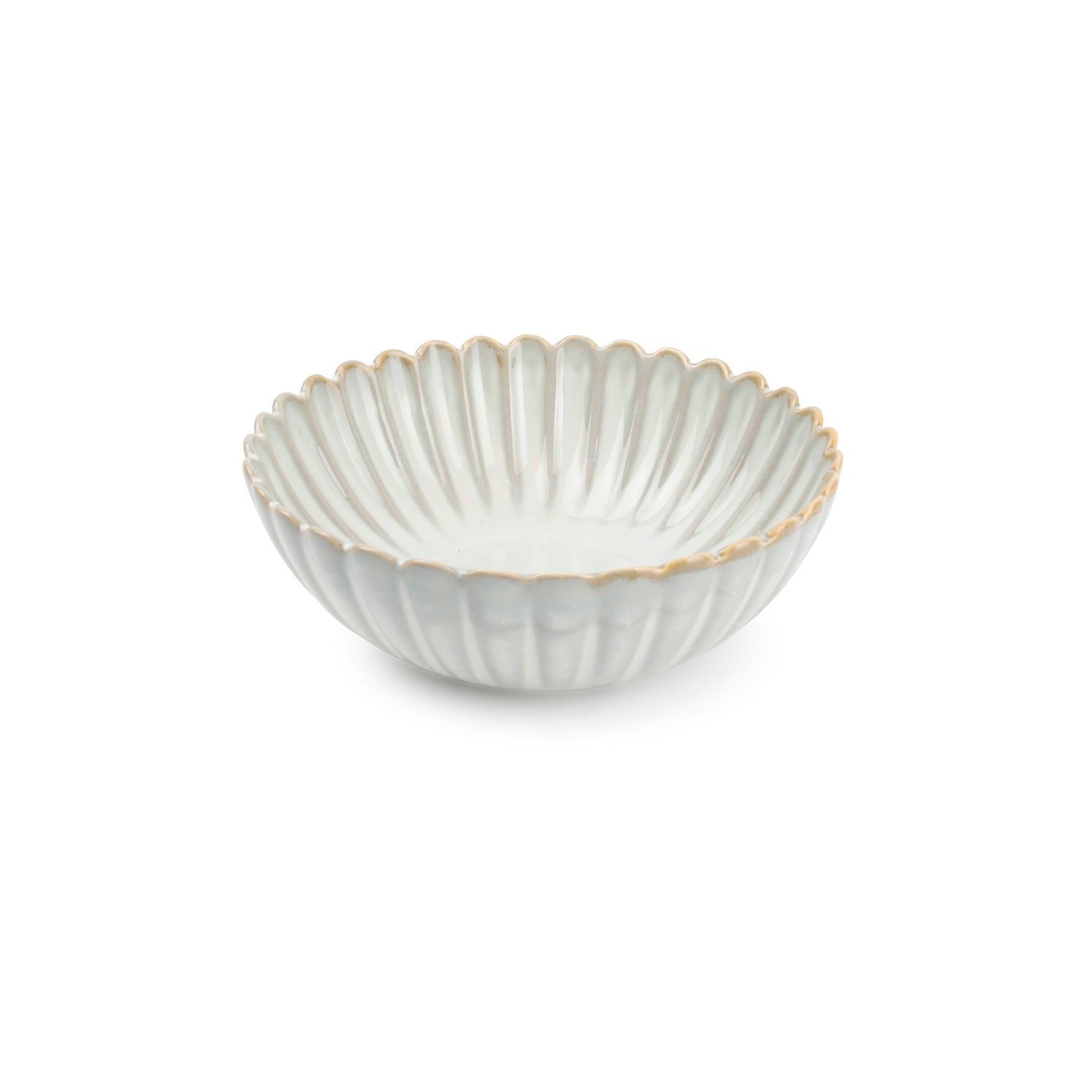 S|P Collection - Kom 13xH4,5cm nuance white Lotus - Set van 4