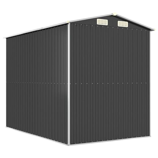 NNEVL Garden Shed Anthracite 192x274x223 cm Galvanised Steel
