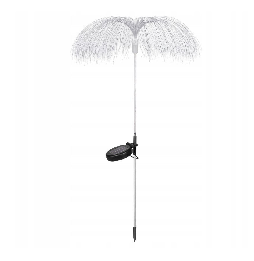 Meduza RGB lampa solarna ogrodowa wbijana H77 LED