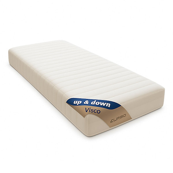 Nuits D'or Up&Down Visco Matelas 70x190 face de contact Mousse a Mémoire de Forme 55 Kg/m3 - Hauteur 20 Cm - Soutien Ferme (70x1