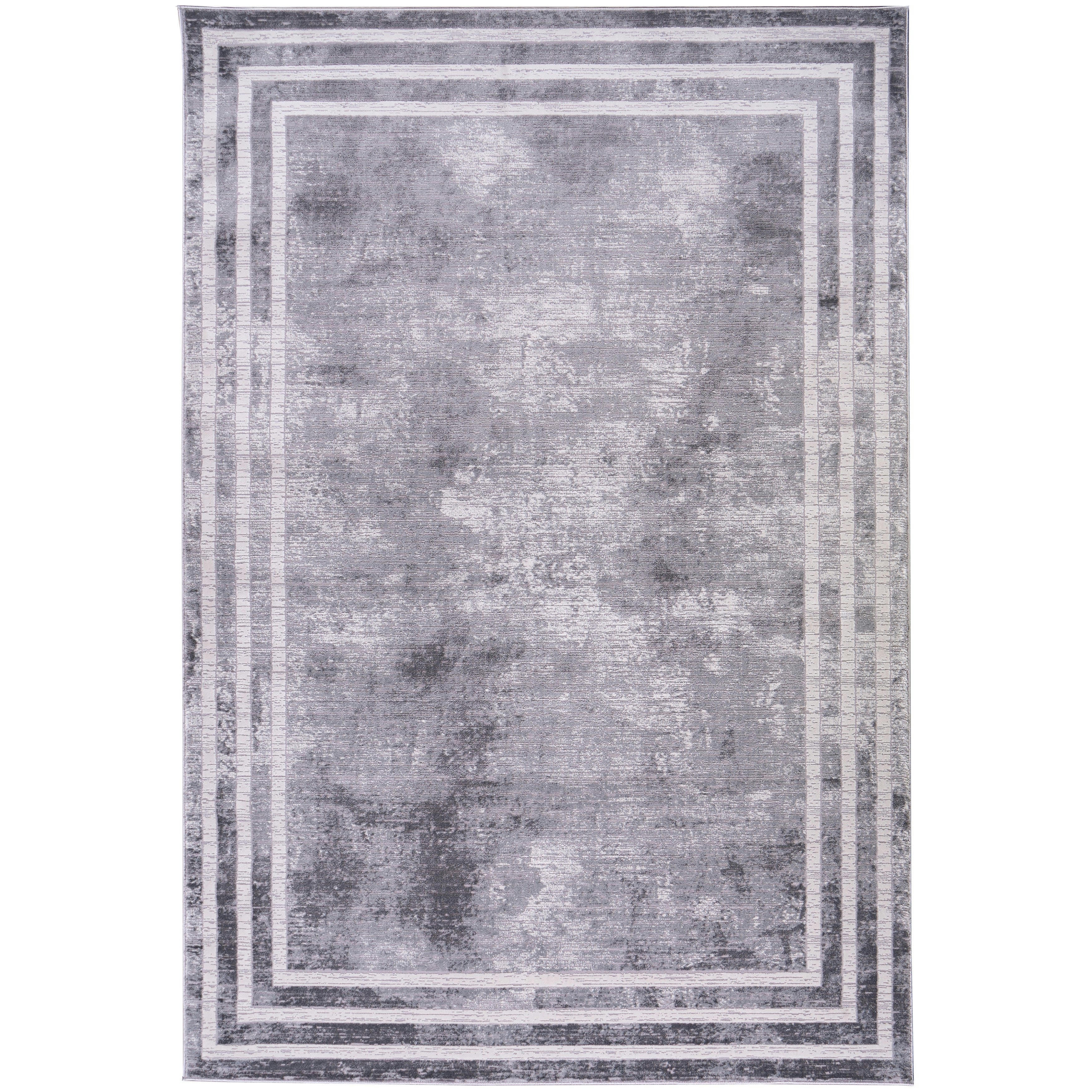 SIGNATURE - Tapis vintage gris 120x170cm