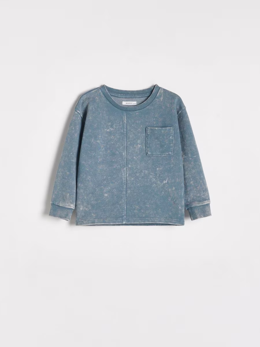 Oversized Long Sleeve T-Shirt With Pocket