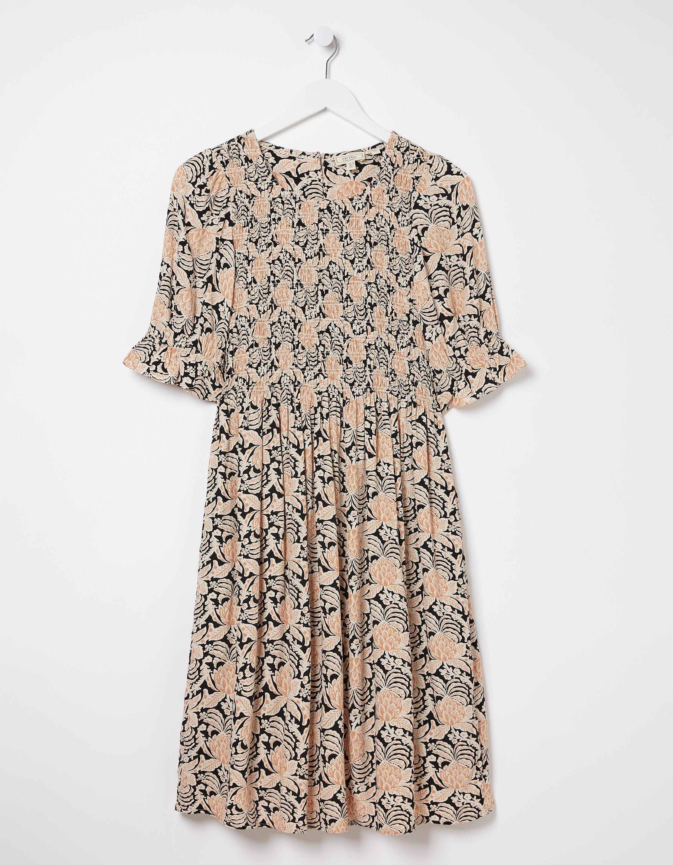 Pacey Damask Floral Dress