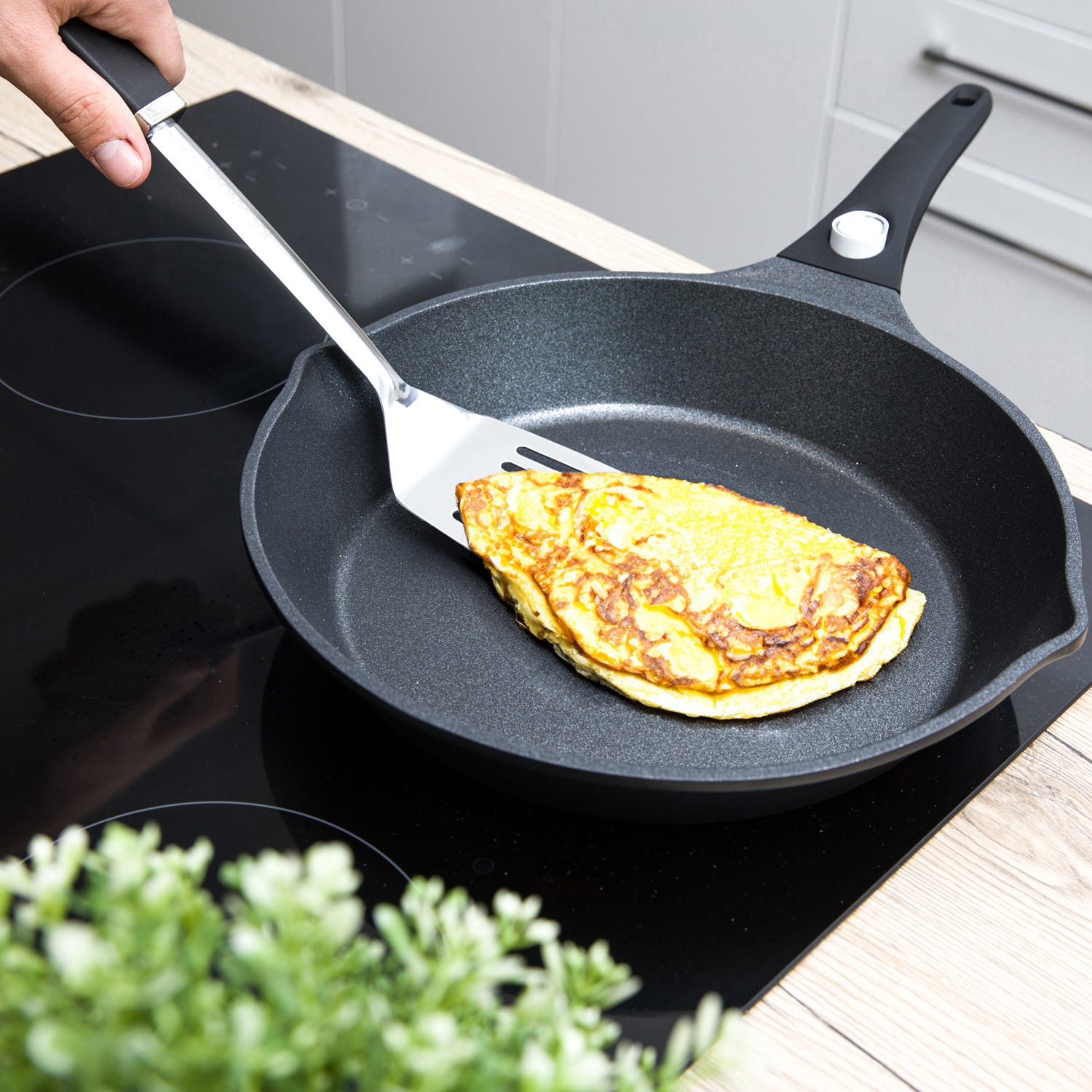 Paletta forata in acciaio inox, da 37,5 cm